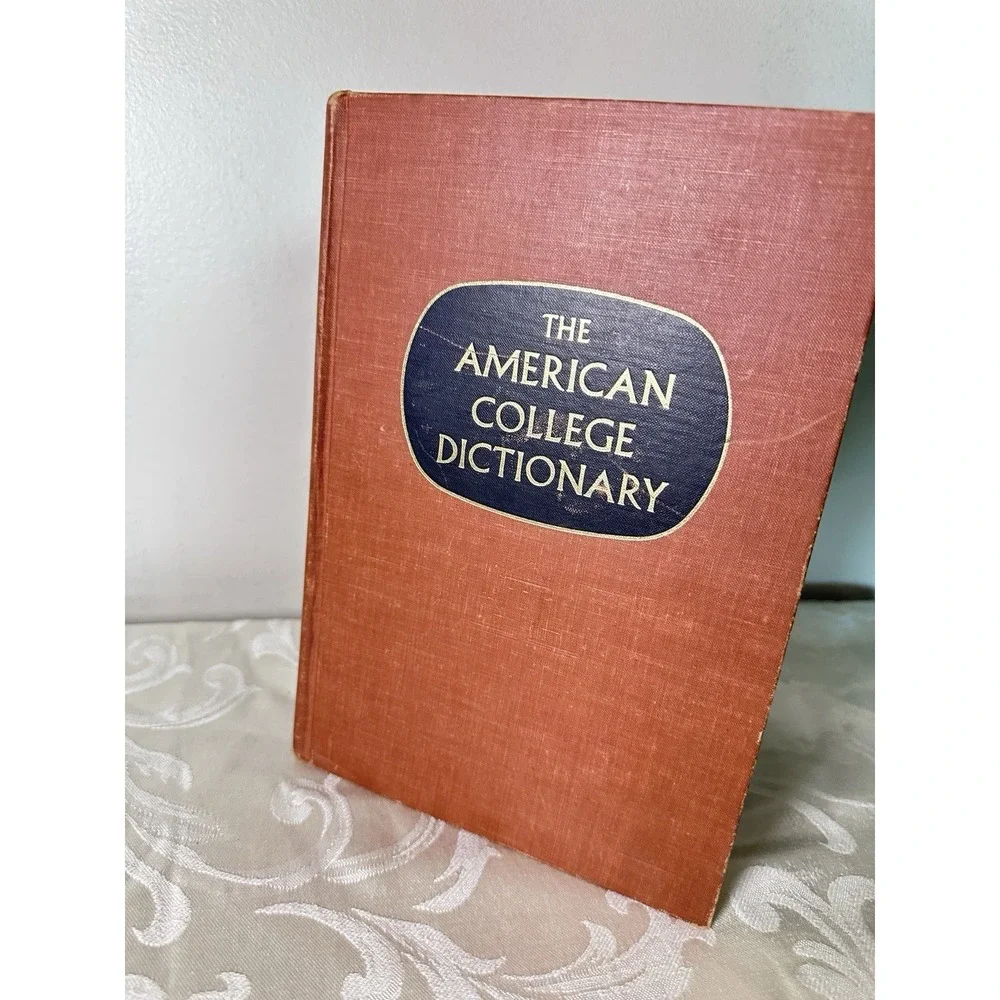 Vintage American College Dictionary‎ 1960s Random House Decor Book